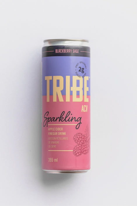 TRIBEACV™ Apple Cider Vinegar Drink Blackberry Sage Sparkling 355ml/12 PACK